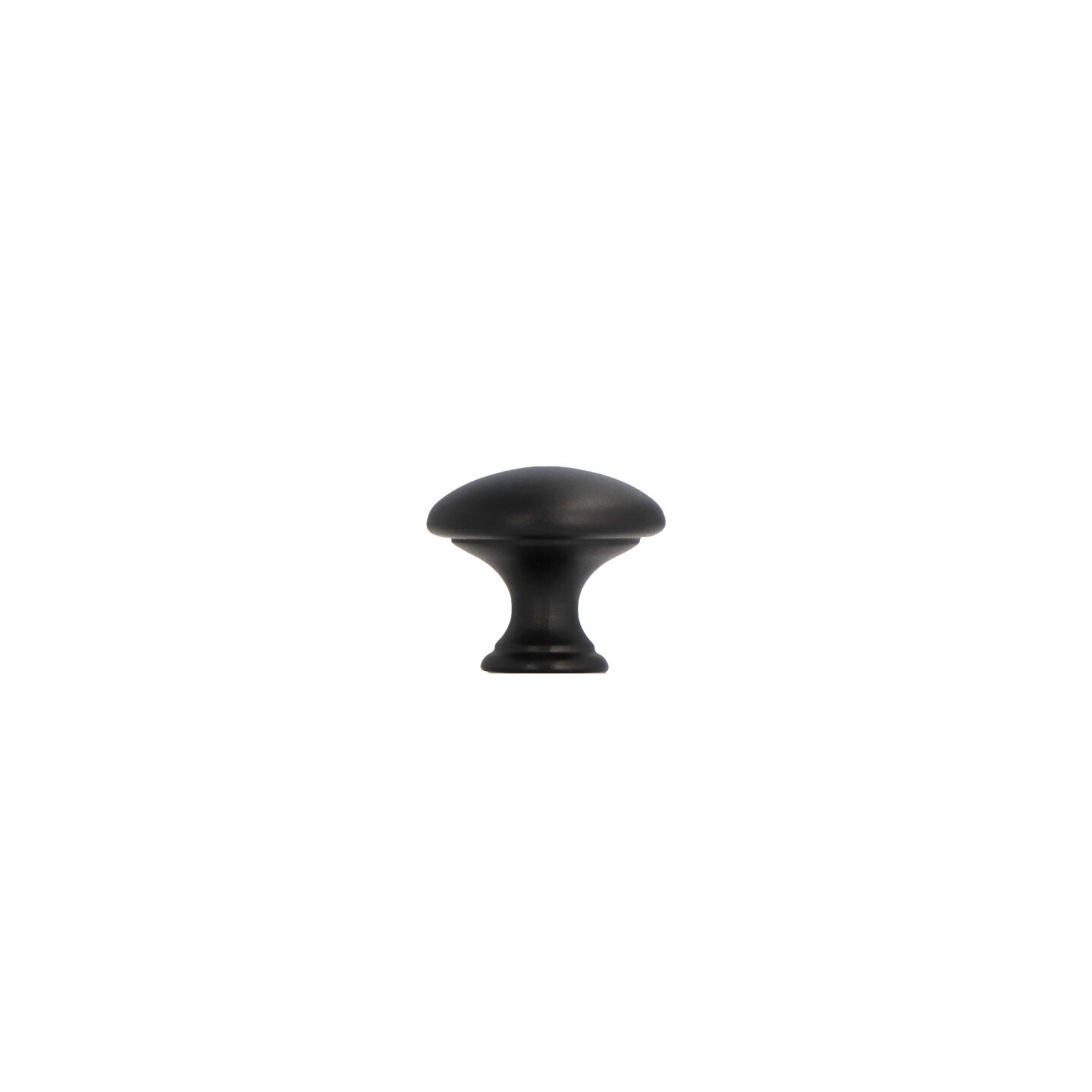 Bouton pour meubles en zamac Diamètre 25mm Vernis noir mat - Zamak – Image 2