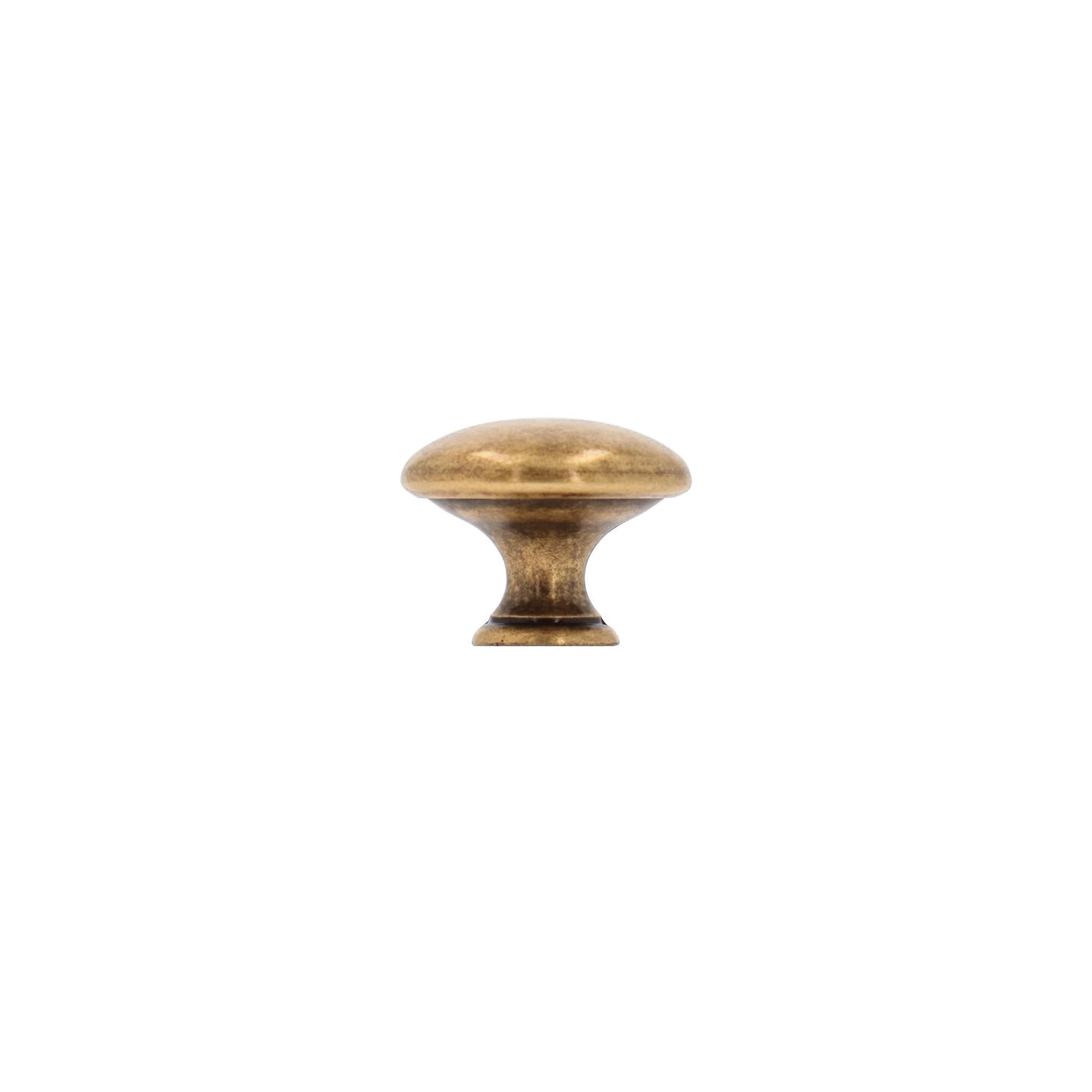 Bouton pour meubles en zamac Diamètre 30mm Florence antique - Marron, Zamak - Image 2