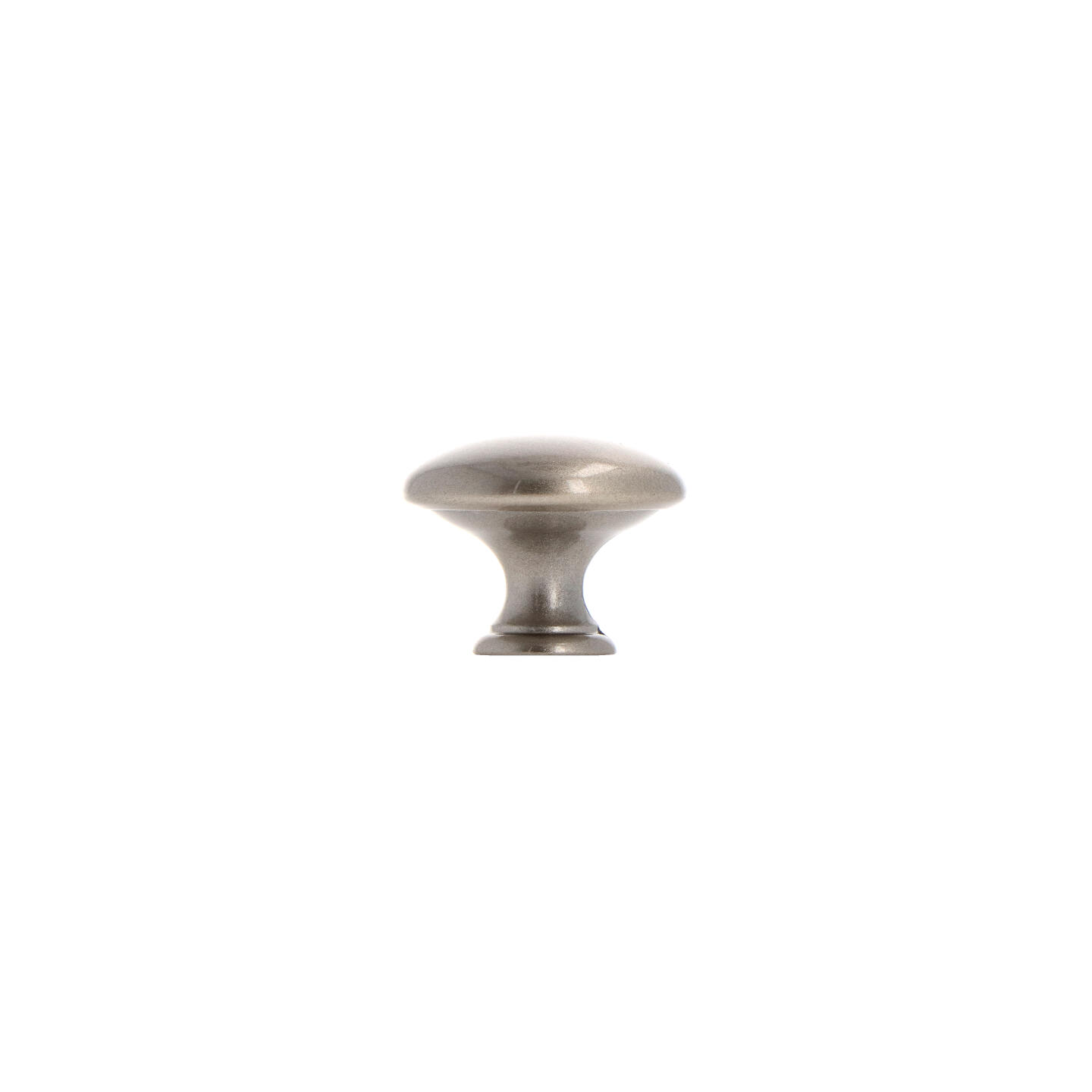 Bouton pour meubles en zamac Diamètre 30mm Vernis nickel satiné Lot de 6 - Gris / argent, Zamak - Imagen 2