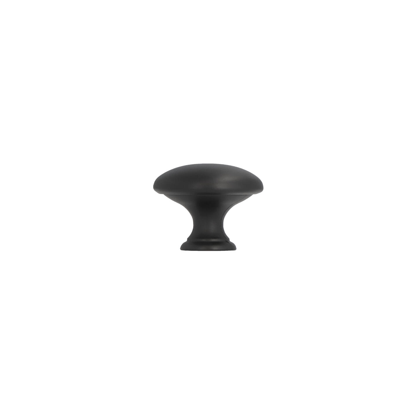 Bouton pour meubles en zamac Diamètre 30mm Vernis noir mat Lot de 25 - Zamak - Imagen 2