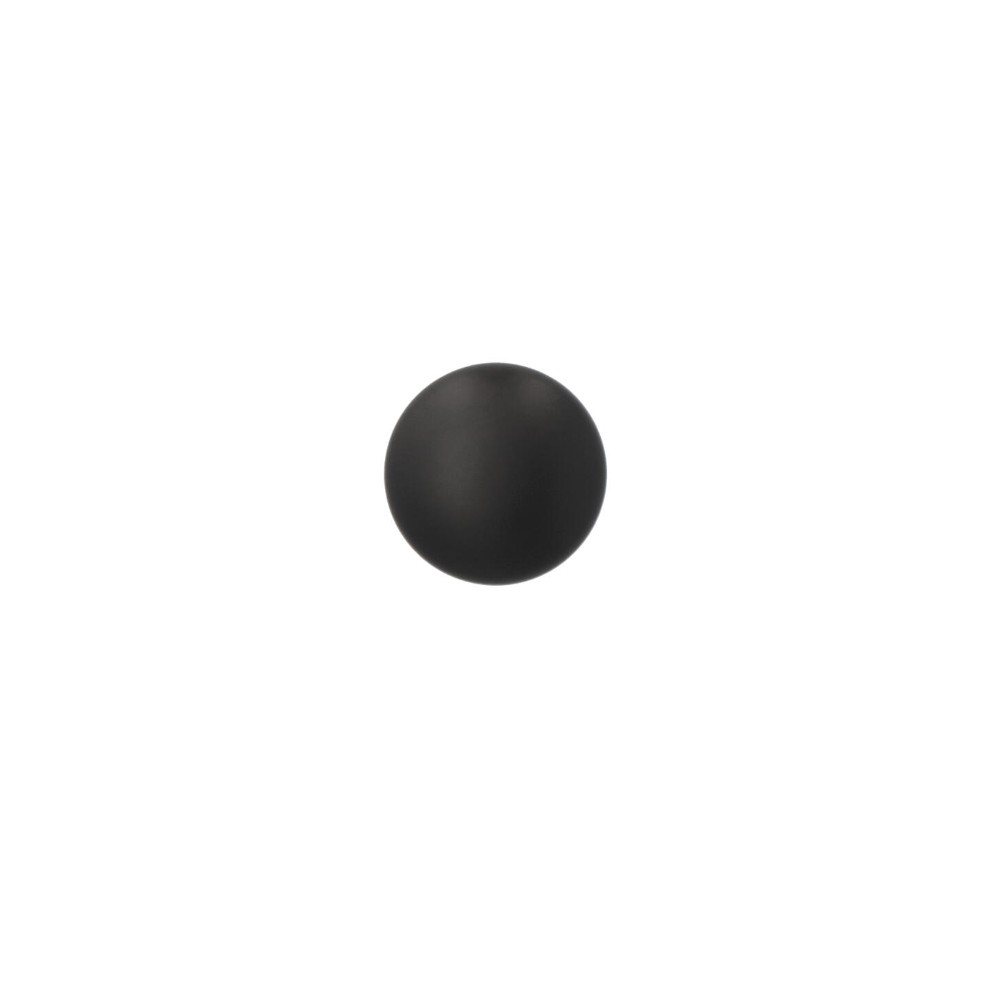 Bouton pour meubles en zamac Diamètre 30mm Vernis noir mat Lot de 25 - Zamak - Imagen 3