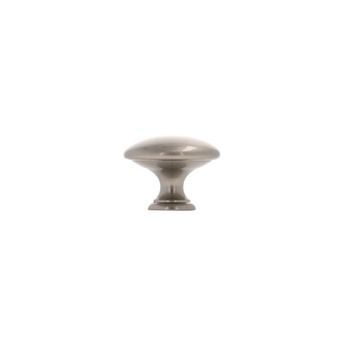 Bouton pour meubles en zamac Diamètre 35mm Vernis nickel satiné Lot de 25 - Gris / argent, Zamak - Imagen 2
