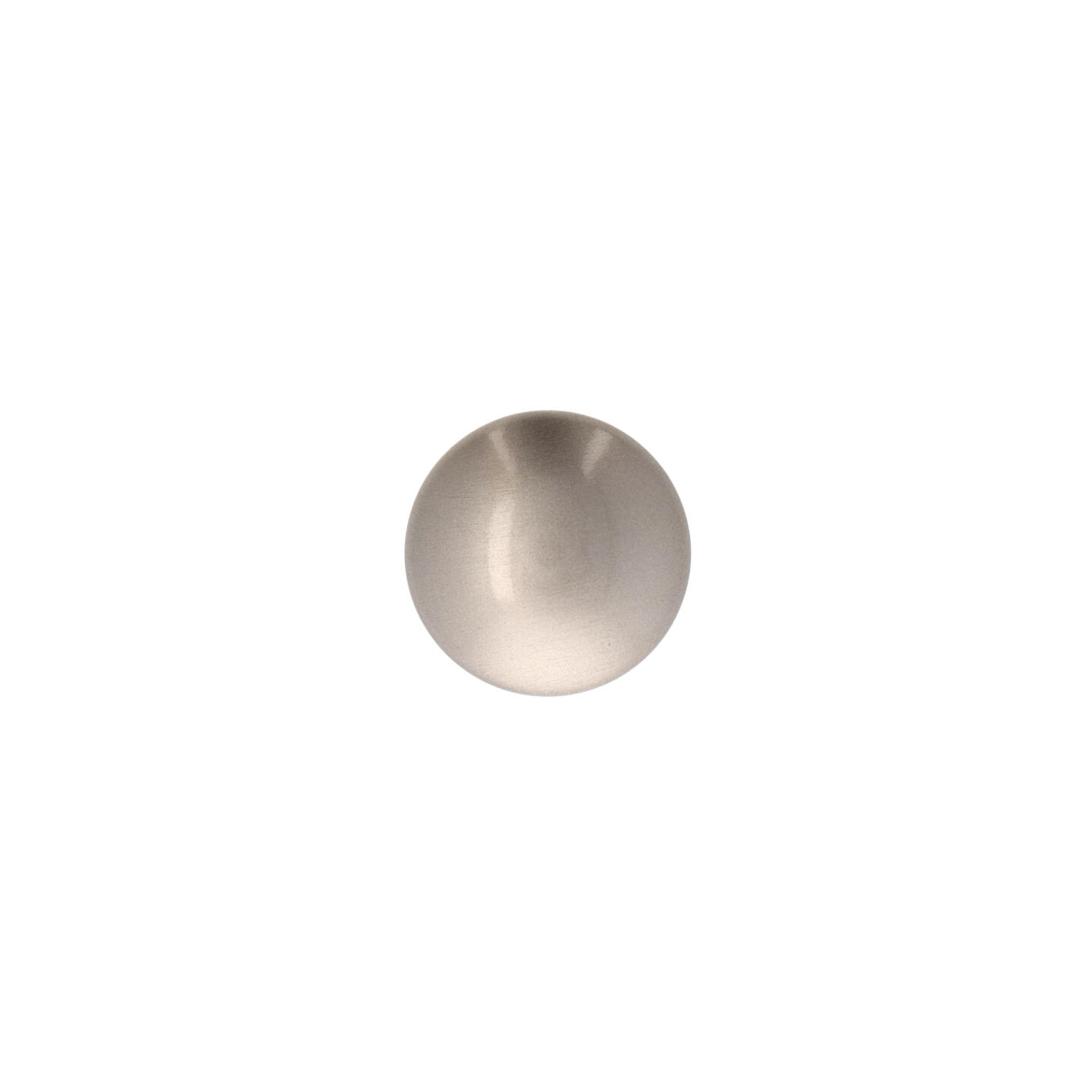 Bouton pour meubles en zamac Diamètre 35mm Vernis nickel satiné Lot de 25 - Gris / argent, Zamak - Imagen 3