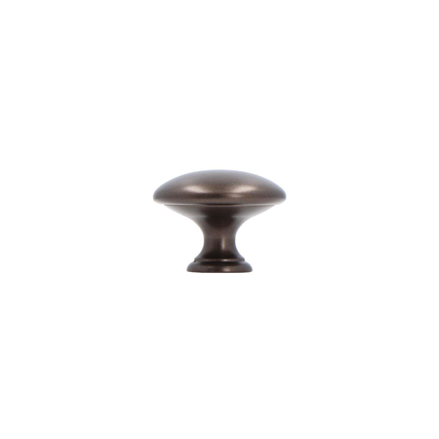 Bouton pour meubles en zamac Diamètre 35mm Brun alu Lot de 25 - Marron, Zamak - Imagen 2