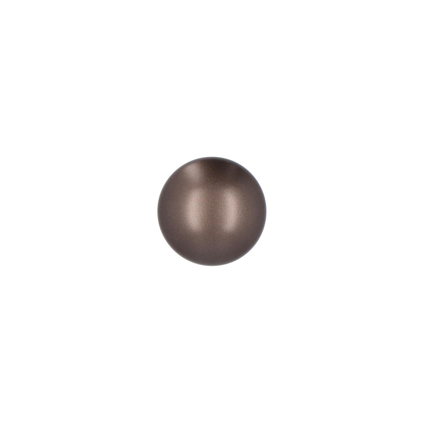 Bouton pour meubles en zamac Diamètre 35mm Brun alu Lot de 25 - Marron, Zamak - Imagen 3