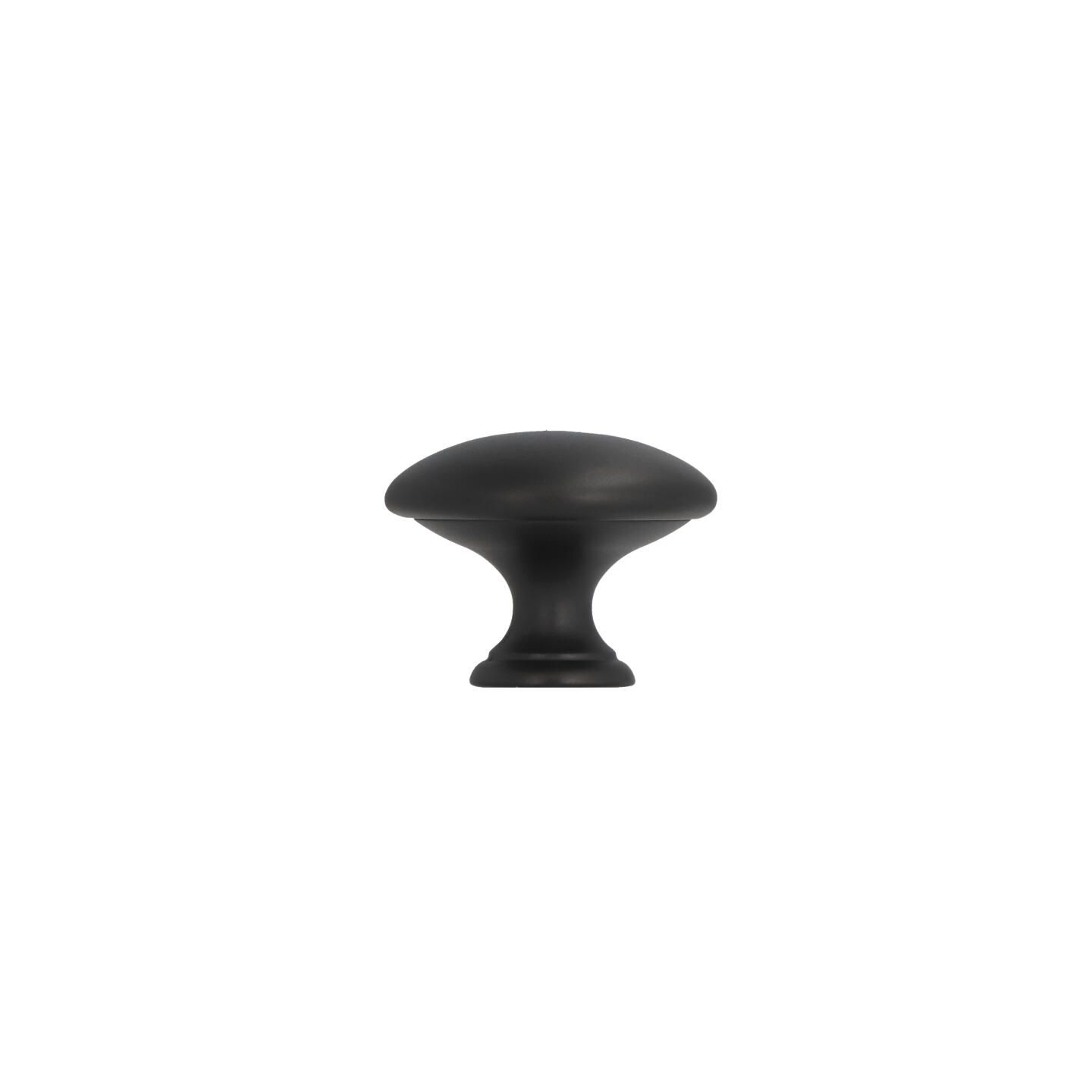 Bouton pour meubles en zamac Diamètre 35mm Vernis noir mat - Zamak - Image 2