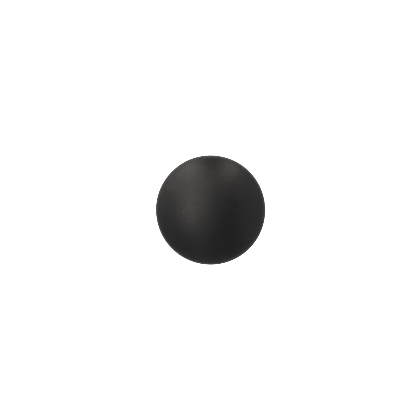 Bouton pour meubles en zamac Diamètre 35mm Vernis noir mat - Zamak - Image 3
