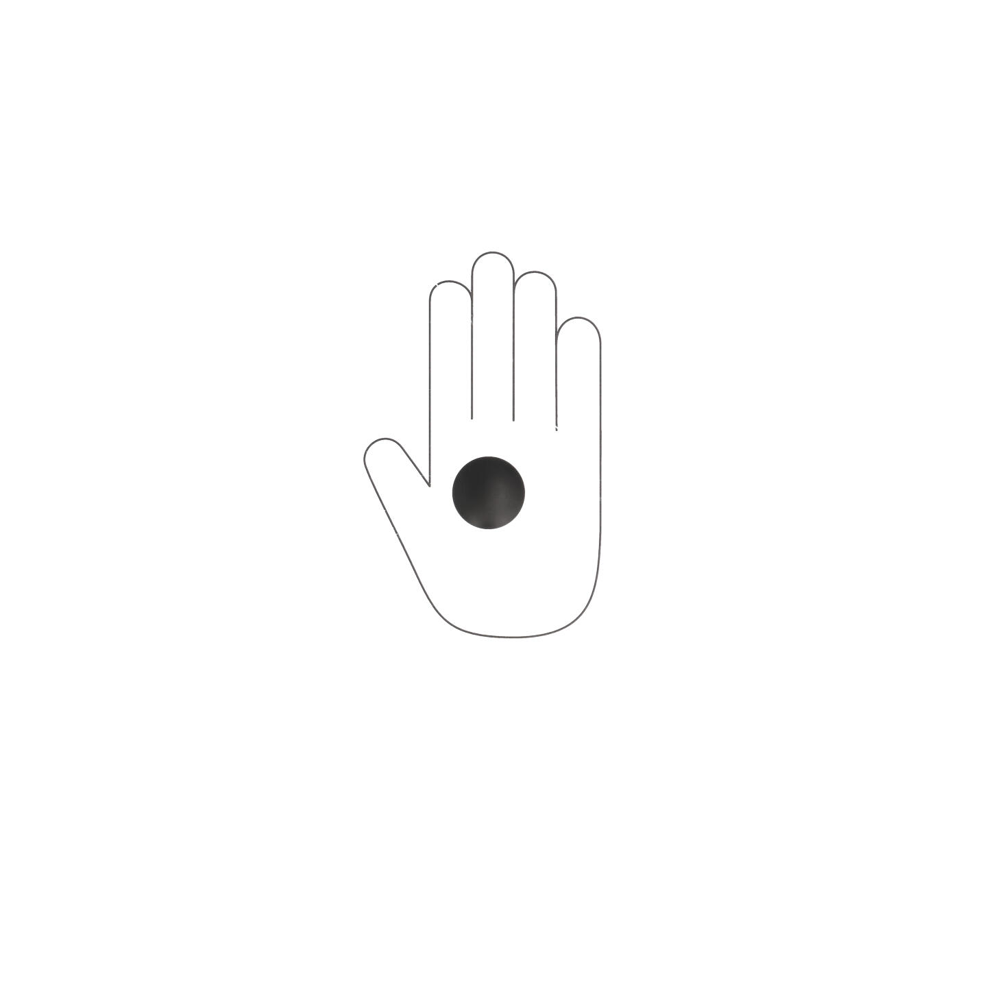 Bouton pour meubles en zamac Diamètre 35mm Vernis noir mat - Zamak - Image 4