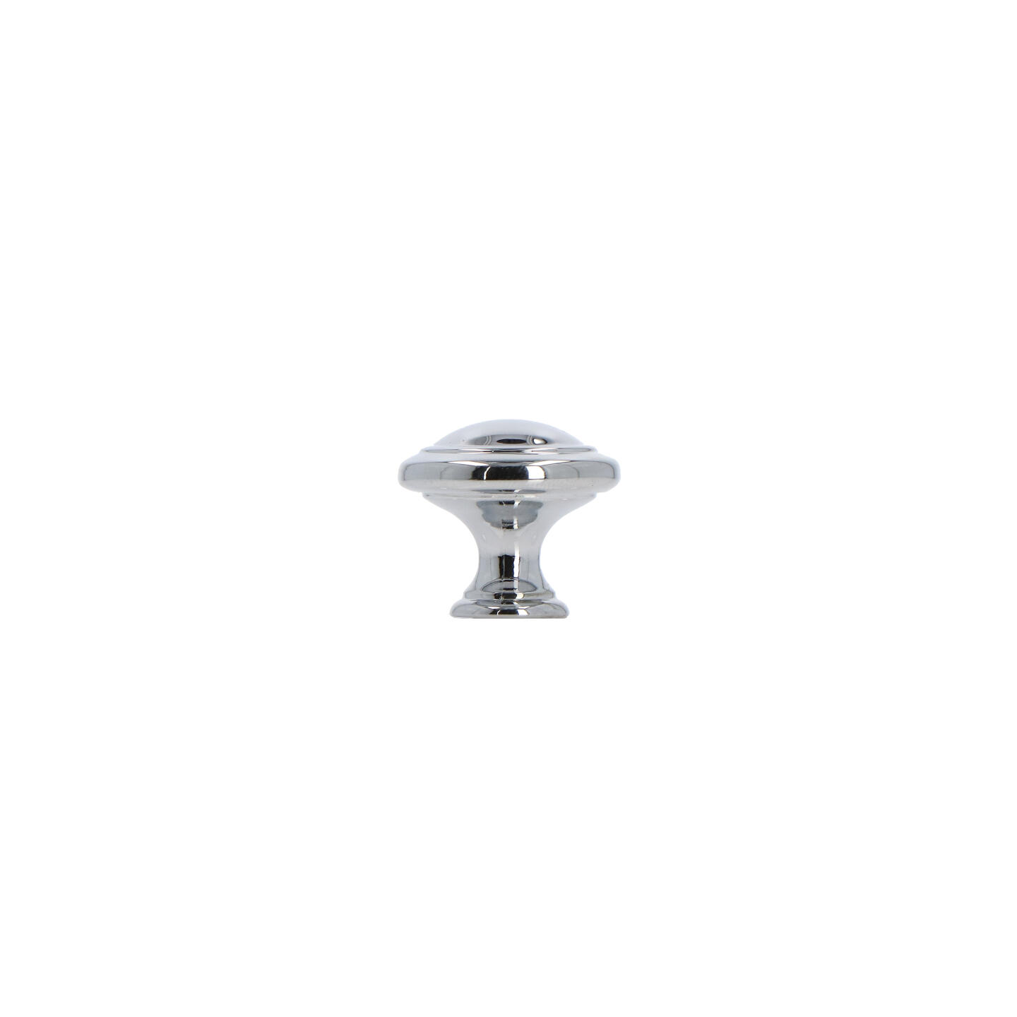 Bouton pour meubles en zamac Diamètre 25mm chrome poli - Gris / argent, Zamak - immagine 2