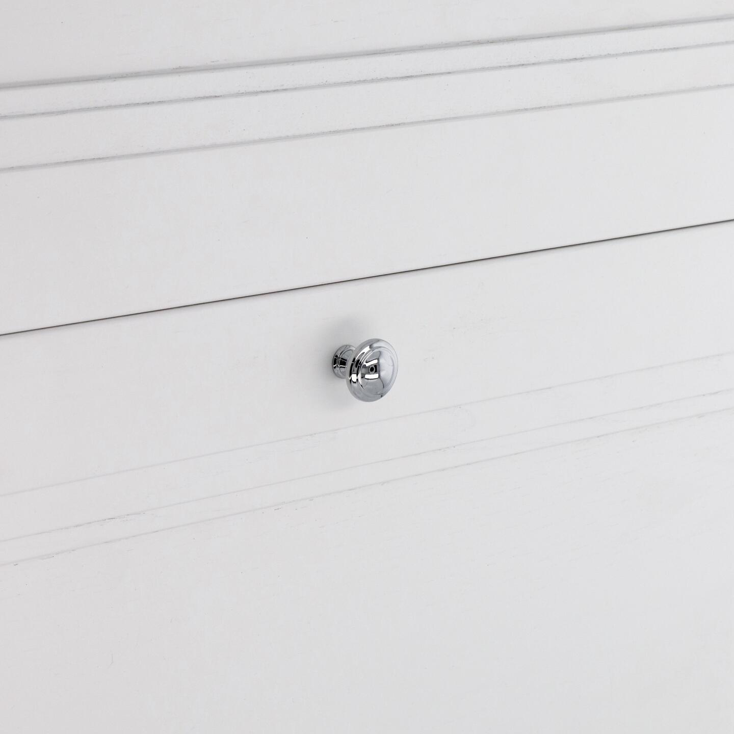 Bouton pour meubles en zamac Diamètre 25mm chrome poli - Gris / argent, Zamak - immagine 5