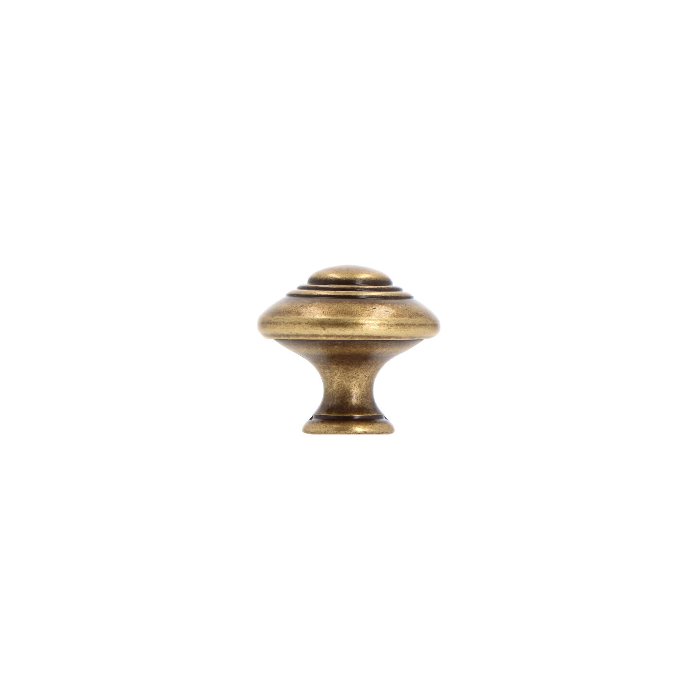 Bouton pour meubles en zamac Diamètre 30mm Florence antique - Marron, Zamak – Image 2