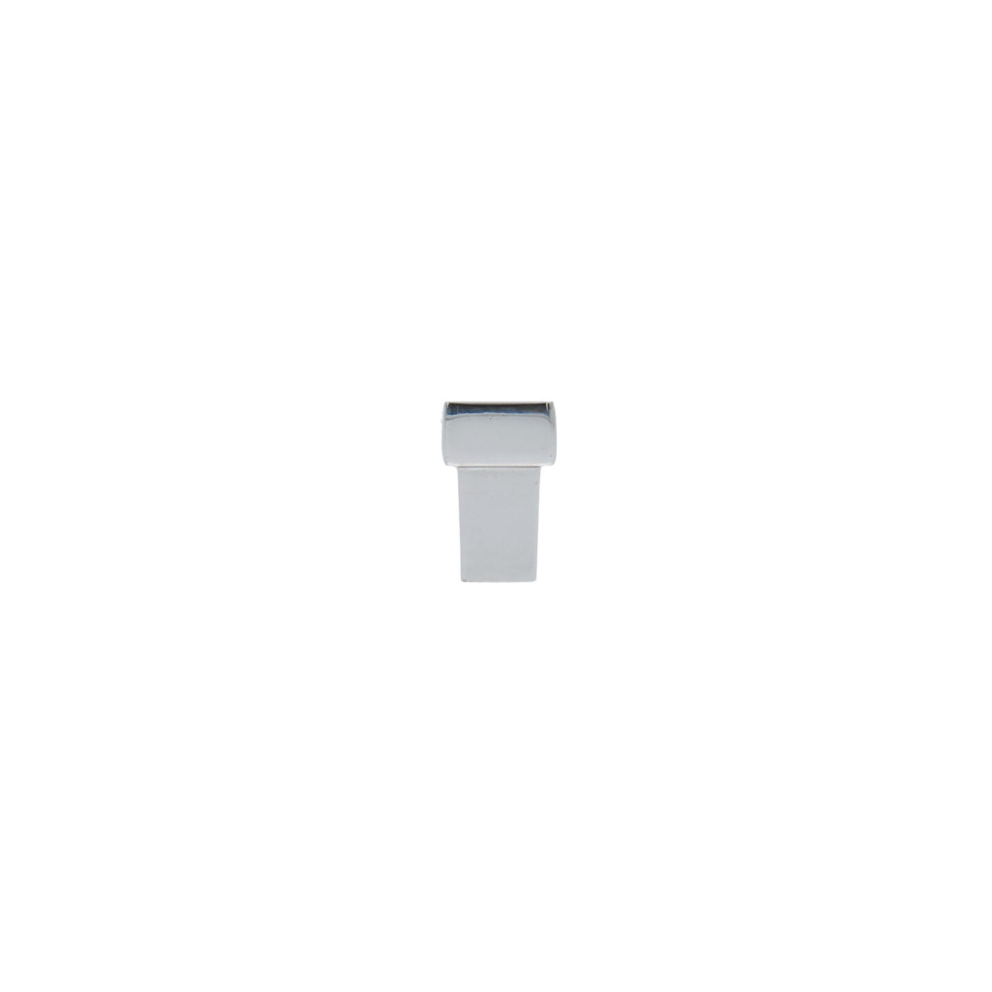 Bouton pour meubles en zamac et cristal Diamètre 13mm x 21 chrome poli - Gris / argent, Zamak – Image 2