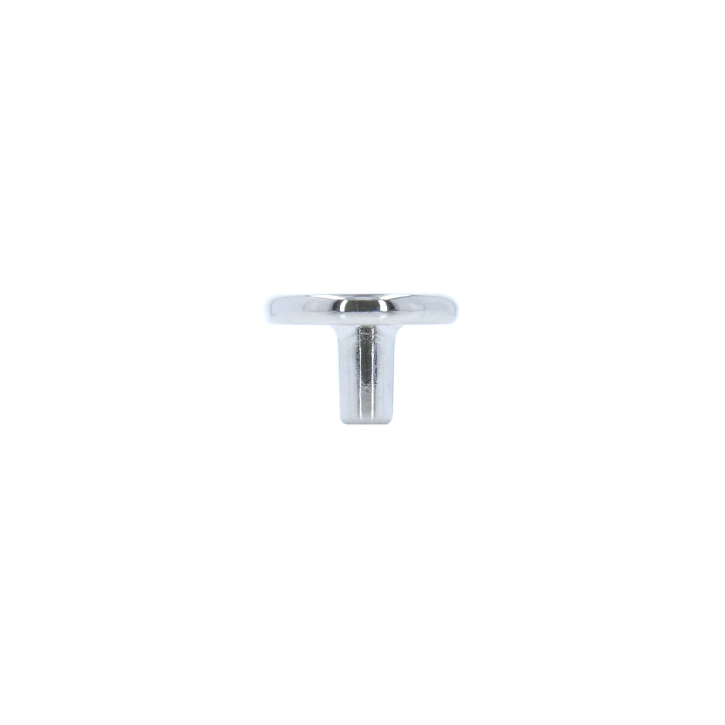 Bouton pour meubles en zamac Diamètre 31mm x 21 chrome poli - Gris / argent, Zamak – Image 2