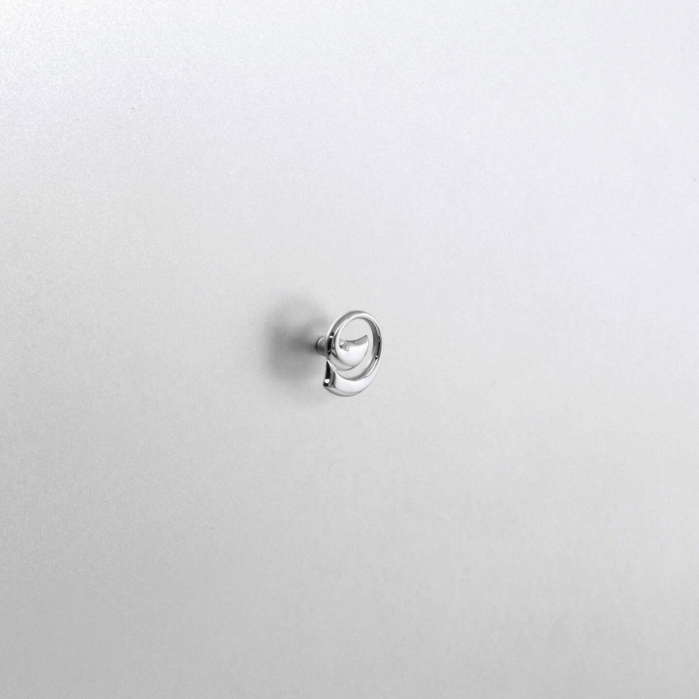 Bouton pour meubles en zamac Diamètre 31mm x 21 chrome poli - Gris / argent, Zamak – Image 5