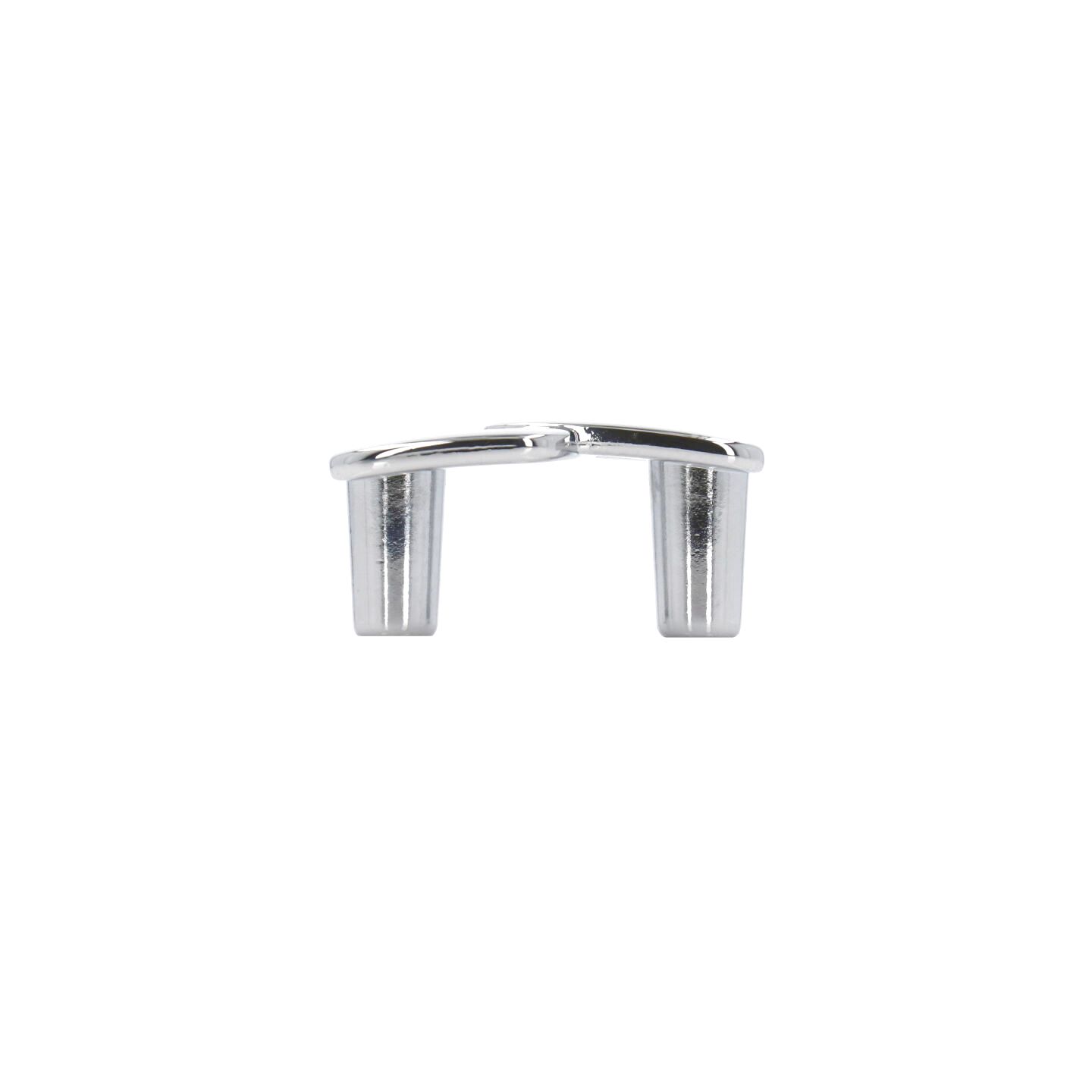 Bouton pour meubles en zamac Entraxe 32mm chrome poli - Gris / argent, Zamak - Image 2