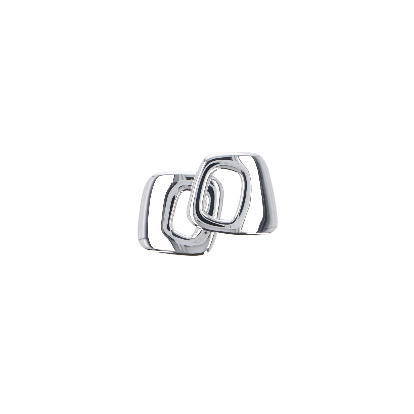 Bouton pour meubles en zamac Entraxe 32mm chrome poli - Gris / argent, Zamak - Image 3