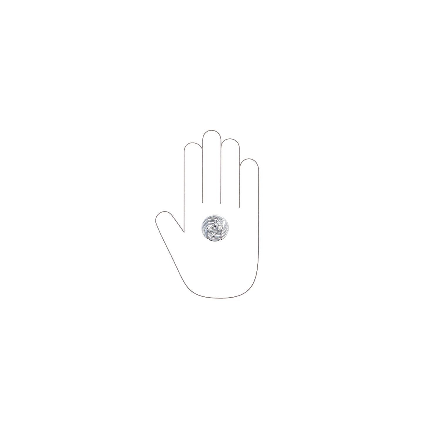 Bouton pour meubles en zamac et cristal Diamètre 31mm chrome poli - Gris / argent, Zamak – Image 4