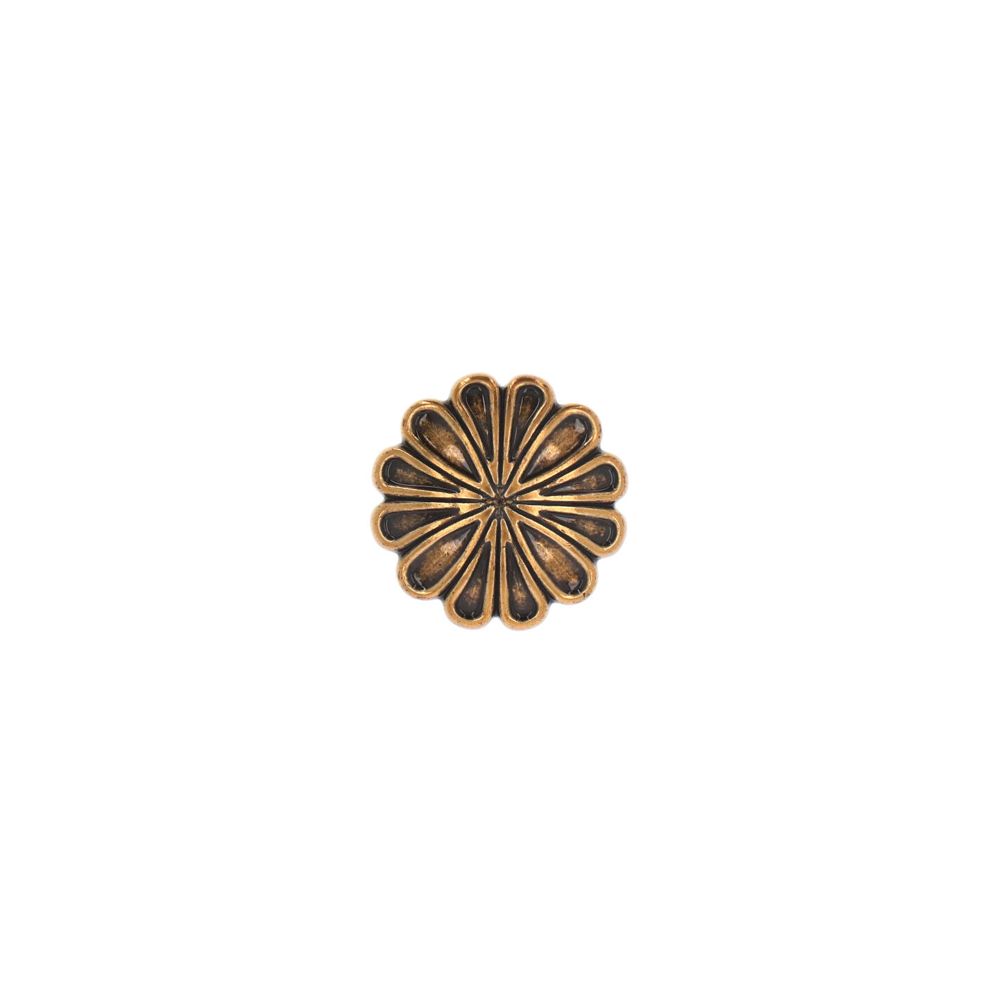 Bouton pour meubles en zamac Diamètre 35mm x 23 orvale - Orange / cuivré, Zamak - Image 3
