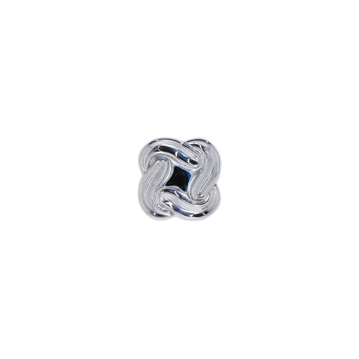 Bouton pour meubles en zamac Diamètre 36mm chrome poli - Gris / argent, Zamak - immagine 3