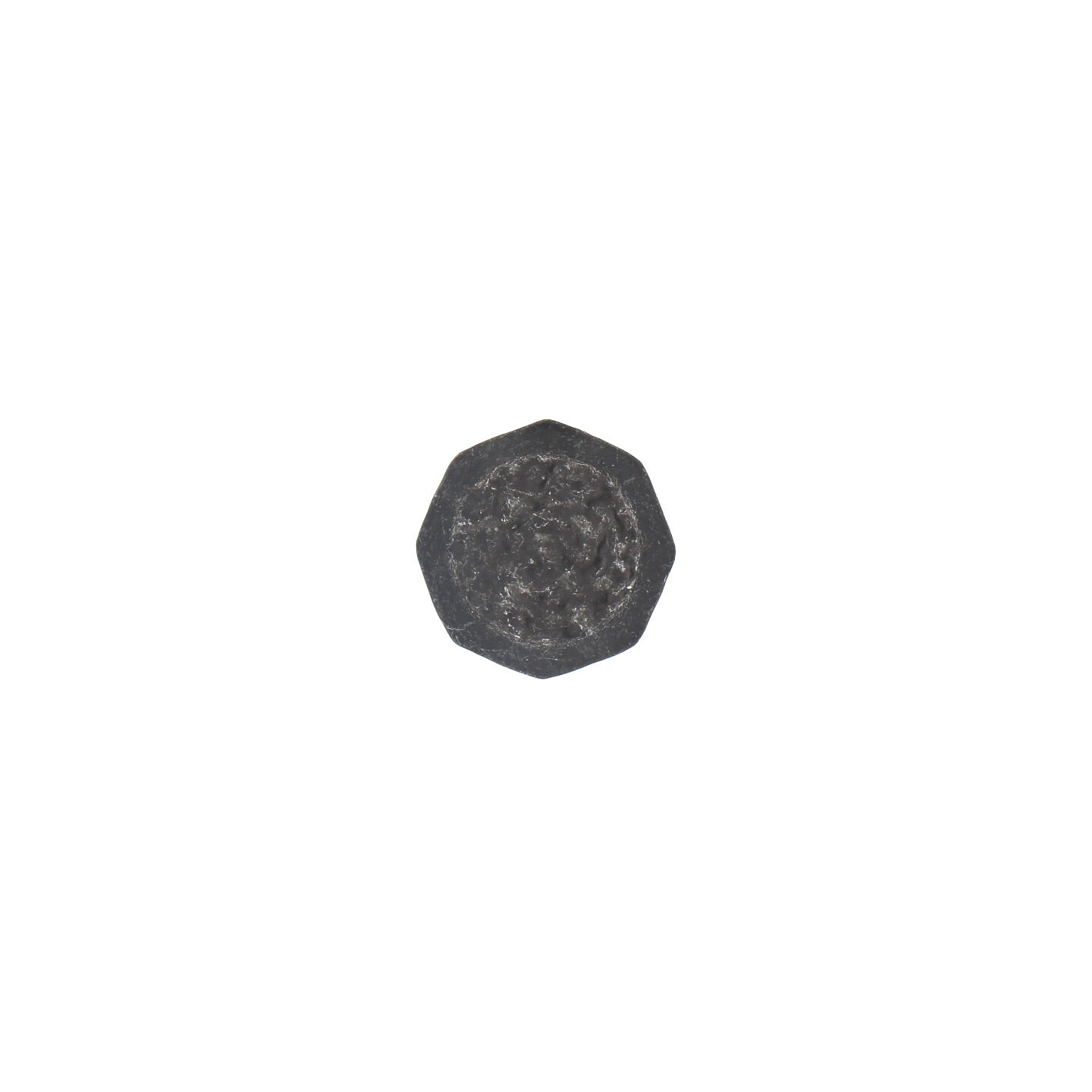 Bouton pour meubles en zamac Diamètre 32mm Fer noir vintage - Zamak – Image 3