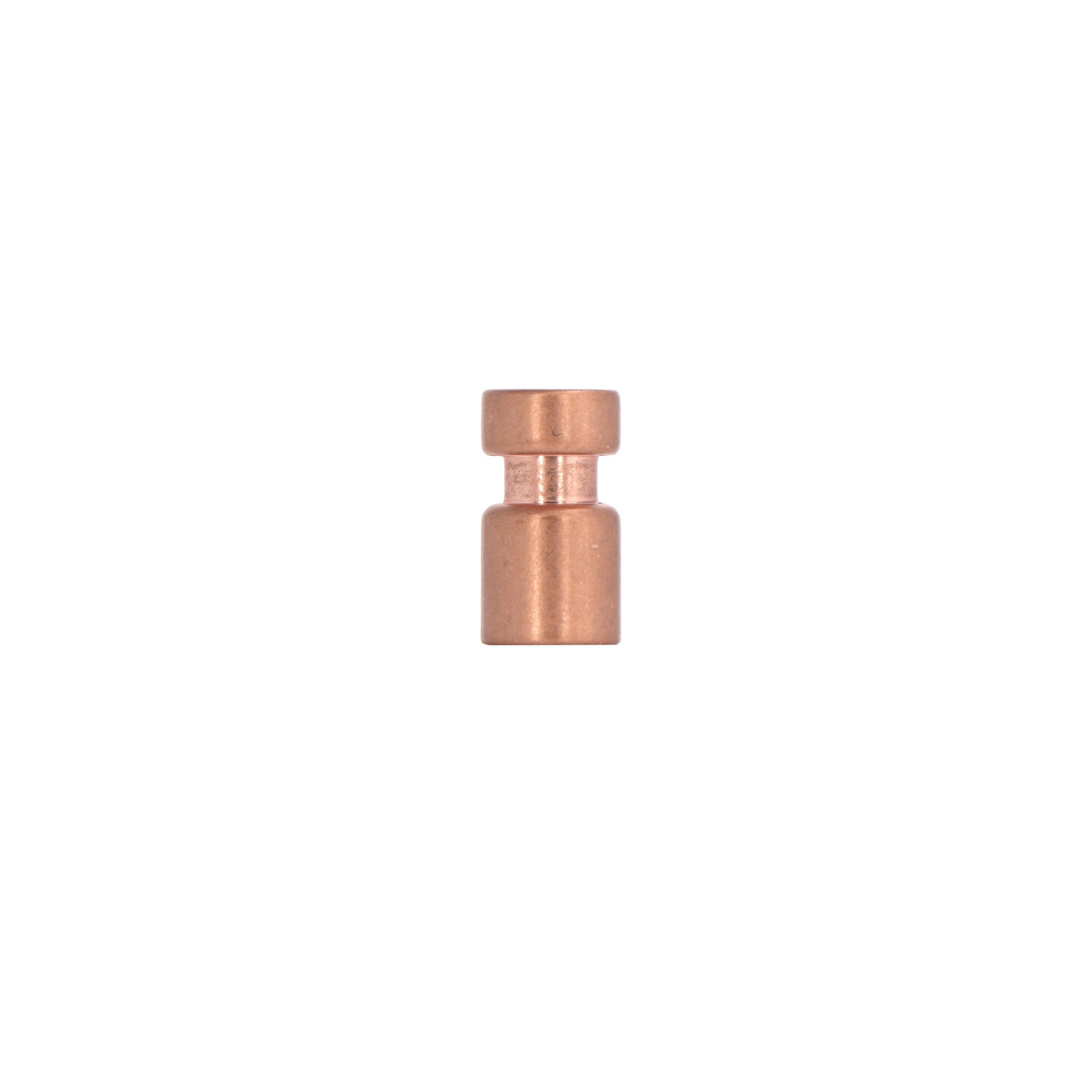 Bouton pour meubles en zamac Diamètre 15mm cuivre vintage - Orange / cuivré, Zamak - immagine 2
