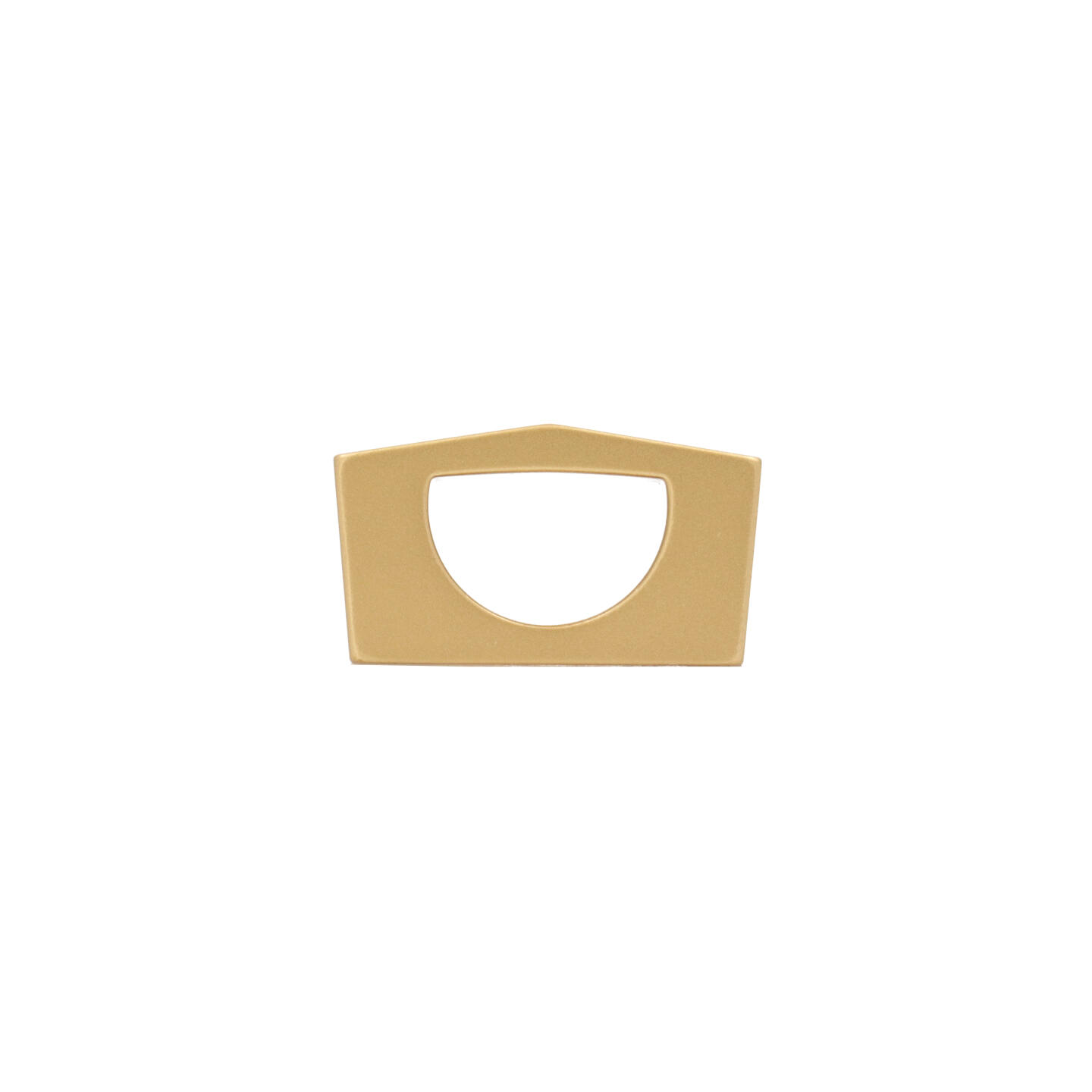 Bouton pour meubles en zamac Entraxe 32mm Alucover laiton - Jaune / doré, Zamak - Image 2