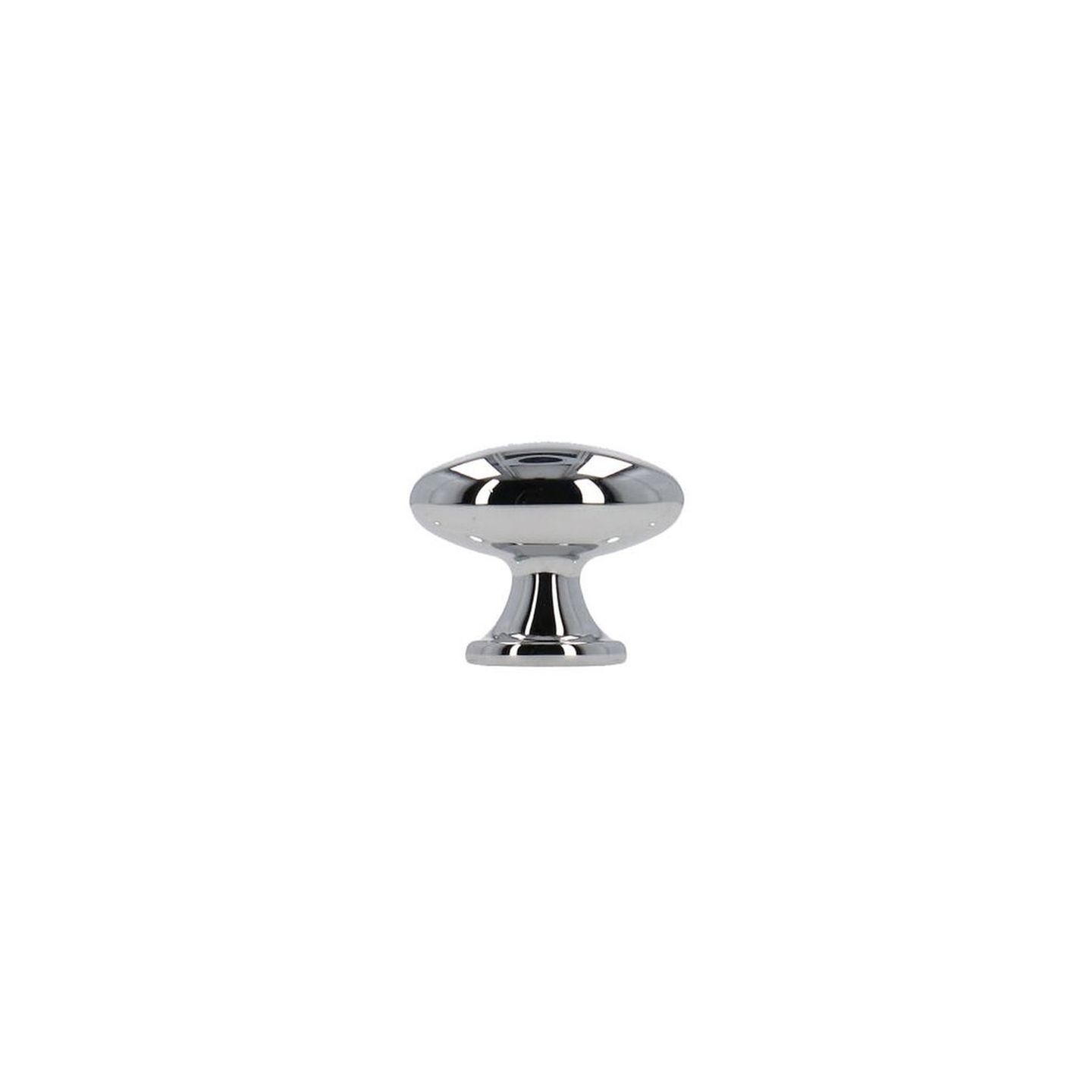 Bouton pour meubles en zamac Diamètre 37mm chrome poli - Gris / argent, Zamak – Image 2
