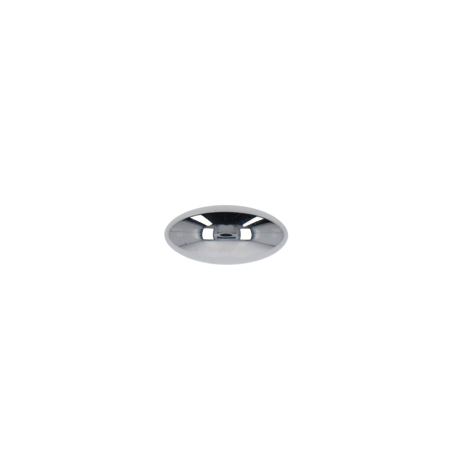 Bouton pour meubles en zamac Diamètre 37mm chrome poli - Gris / argent, Zamak – Image 3