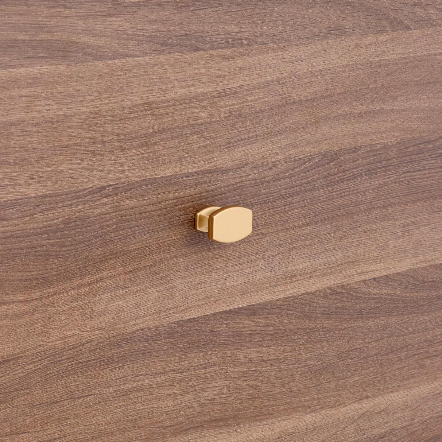 Bouton pour meubles en zamac Diamètre 35mm x 24 Alucover laiton - Jaune / doré, Zamak - Imagen 5