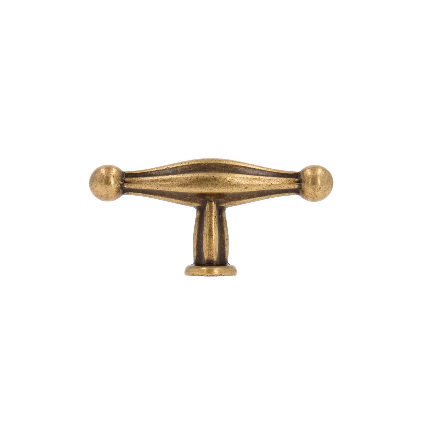 Bouton pour meubles en zamac Diamètre 67mm x 32 Florence antique - Marron, Zamak – Image 2