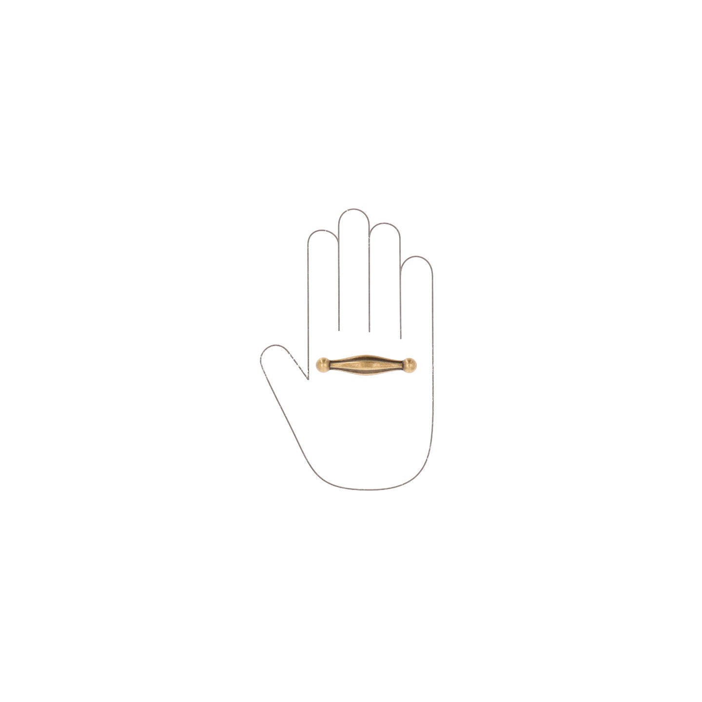 Bouton pour meubles en zamac Diamètre 67mm x 32 Florence antique - Marron, Zamak – Image 4