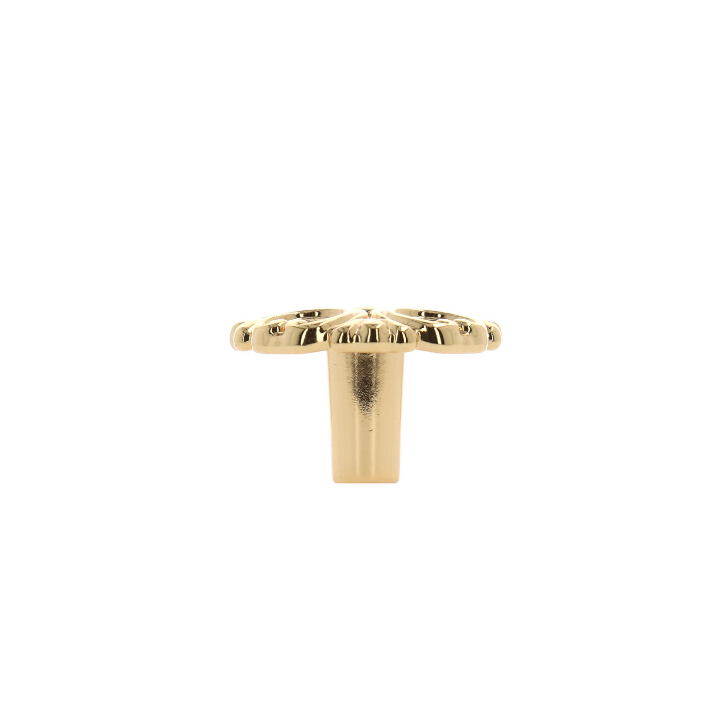 Bouton pour meubles en zamac Diamètre 37mm plaqué or - Jaune / doré, Zamak – Image 2