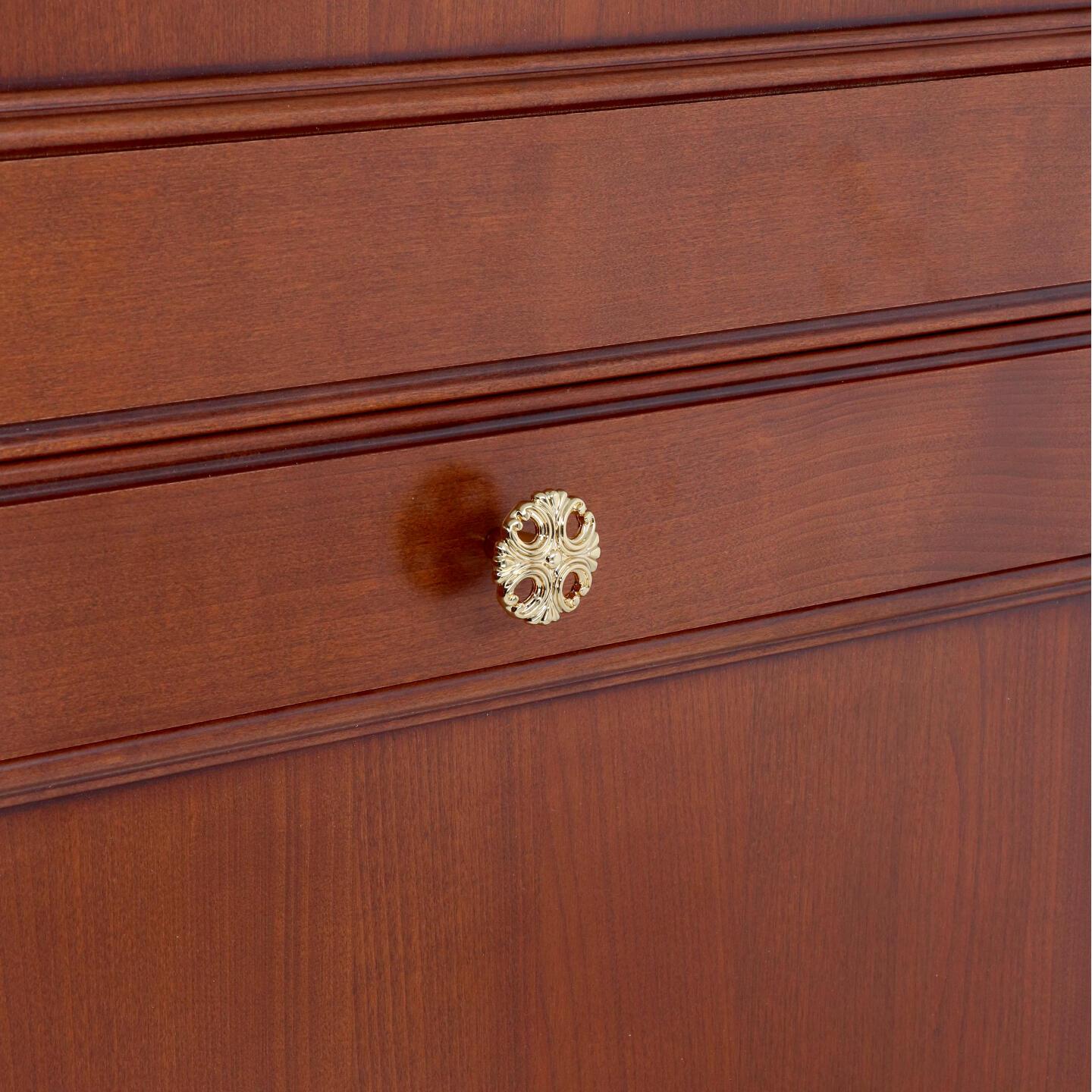 Bouton pour meubles en zamac Diamètre 37mm plaqué or - Jaune / doré, Zamak – Image 5