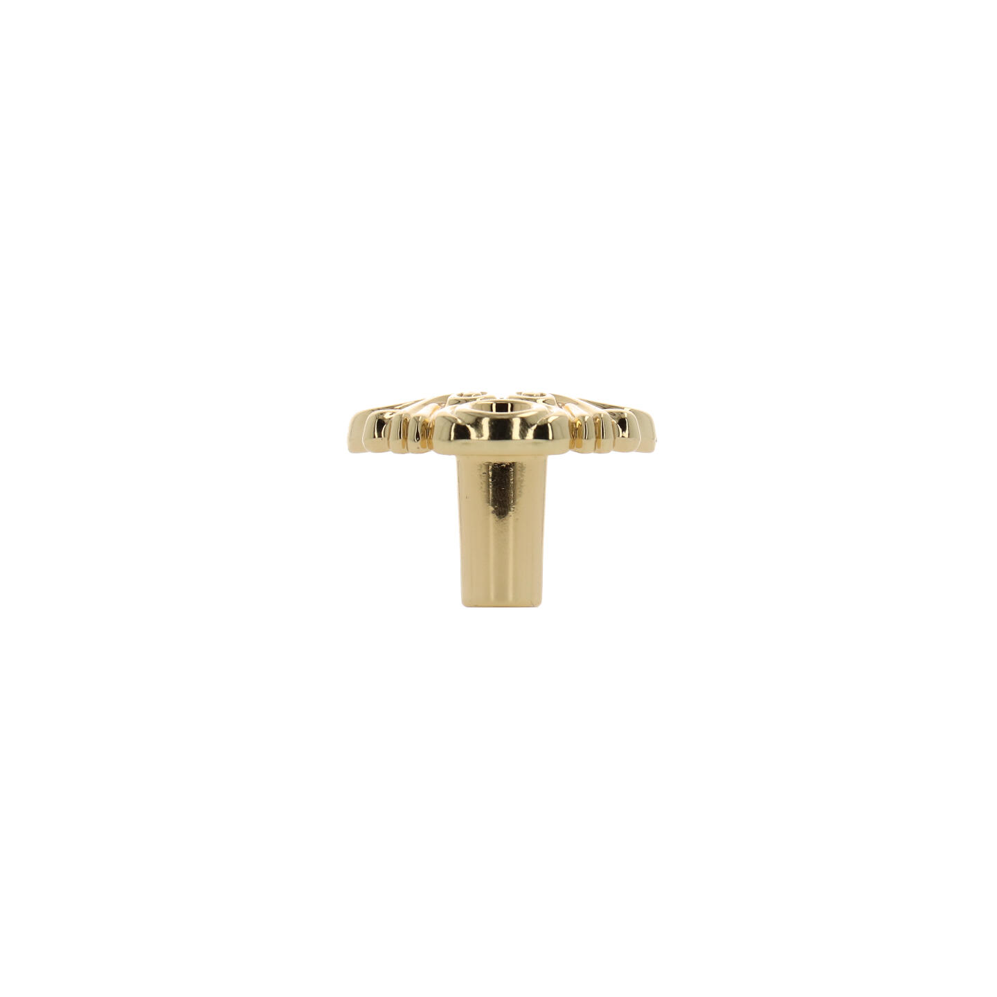 Bouton pour meubles en zamac Diamètre 36mm plaqué or - Jaune / doré, Zamak - Image 2