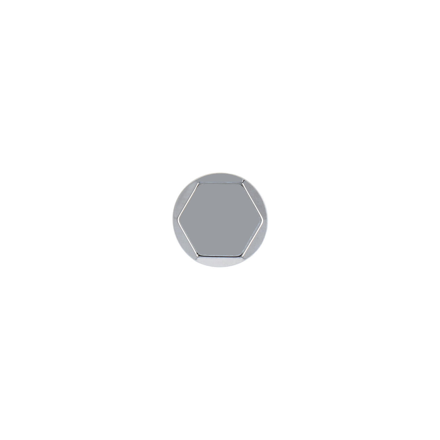 Bouton pour meubles en zamac Diamètre 30mm chrome poli - Gris / argent, Zamak – Image 3