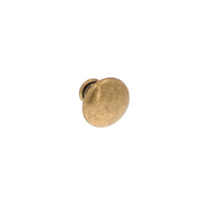 Bouton pour meubles en zamac Diamètre 30mm Florence antique Lot de 6 – Marron, Zamak