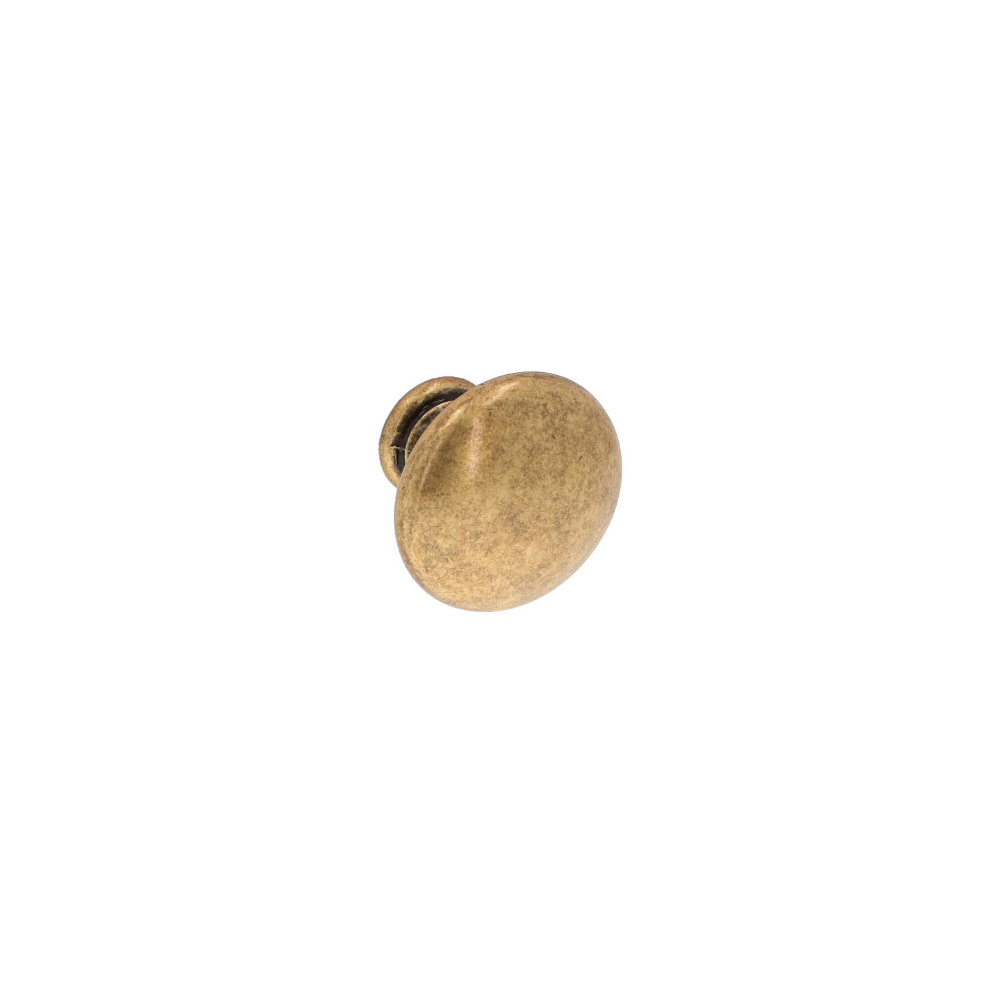 Bouton pour meubles en zamac Diamètre 30mm Florence antique - Marron, Zamak