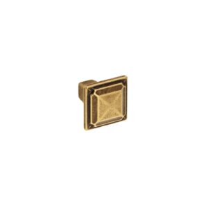 Bouton pour meubles en zamac Diamètre 28mm x 28 Florence antique – Marron, Zamak