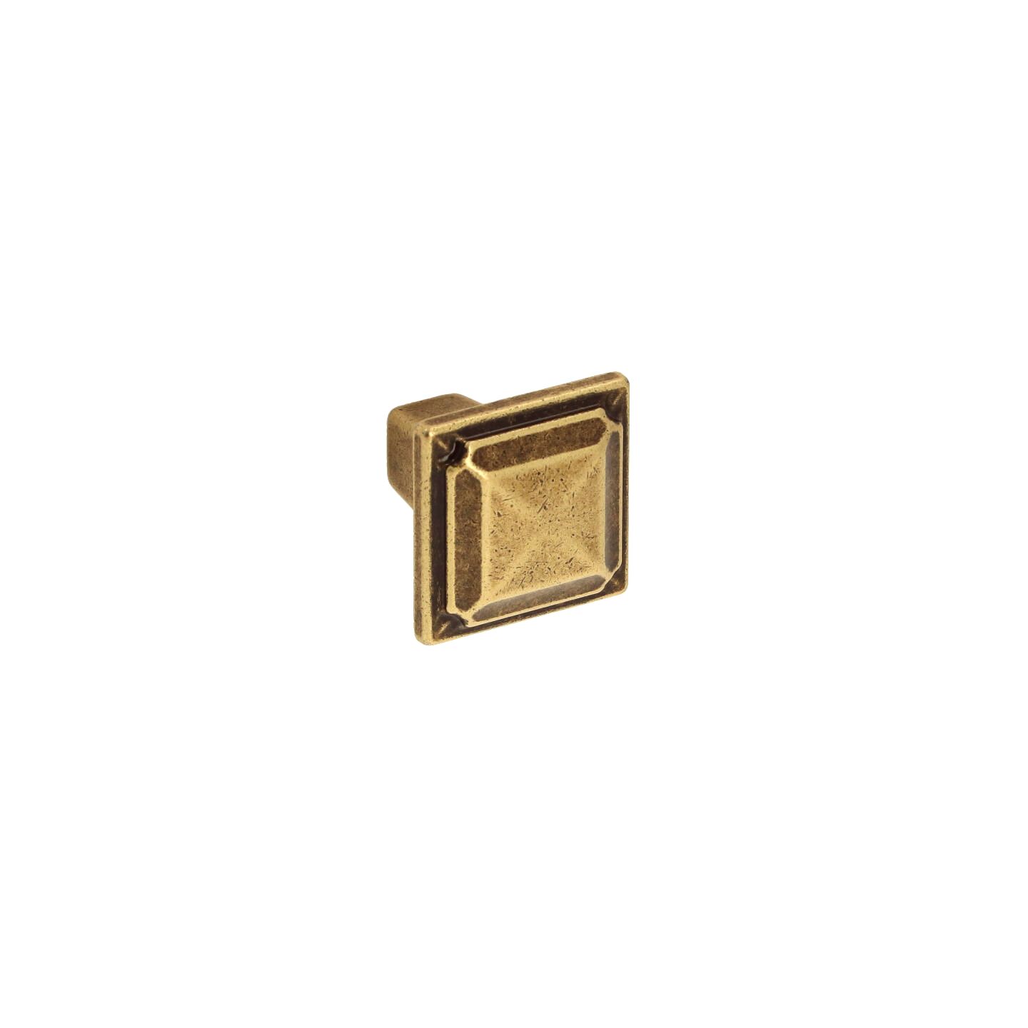 Bouton pour meubles en zamac Diamètre 28mm x 28 Florence antique - Marron, Zamak