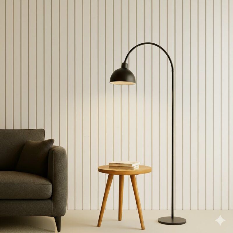 Panneau mural 3D en MDF massif Blanc antique satiné de 2760 mm X 750 mm – Design ondulé SMOOTH WAVY – Revêtement décoratif intérieur