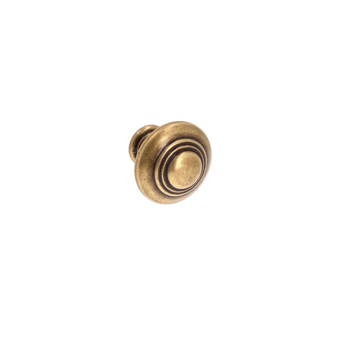 Bouton pour meubles en zamac Diamètre 30mm Florence antique - Marron, Zamak