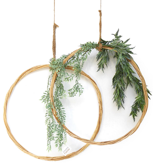 Cerceau en osier diamètre 60cm - Marron, Rotin – Image 2