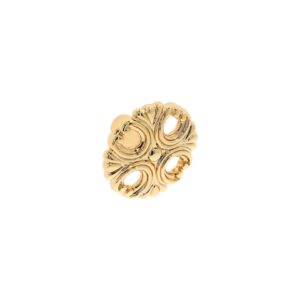 Bouton pour meubles en zamac Diamètre 37mm plaqué or – Jaune / doré, Zamak