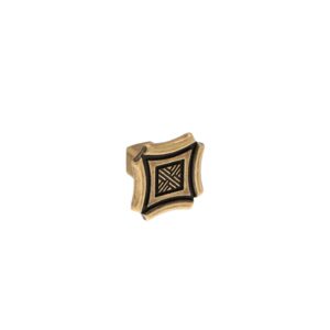 Bouton pour meubles en zamac Diamètre 34mm x 24 Florence antique – Marron, Zamak