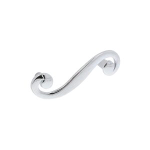 Poignée pour meubles en zamac Entraxe 64mm chrome poli – Gris / argent, Zamak