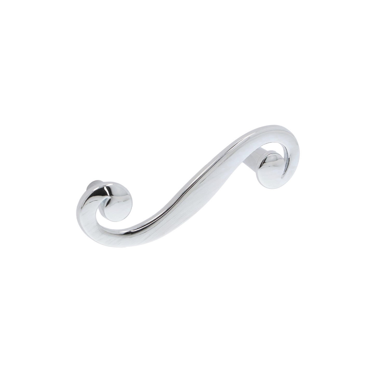 Poignée pour meubles en zamac Entraxe 64mm chrome poli - Gris / argent, Zamak