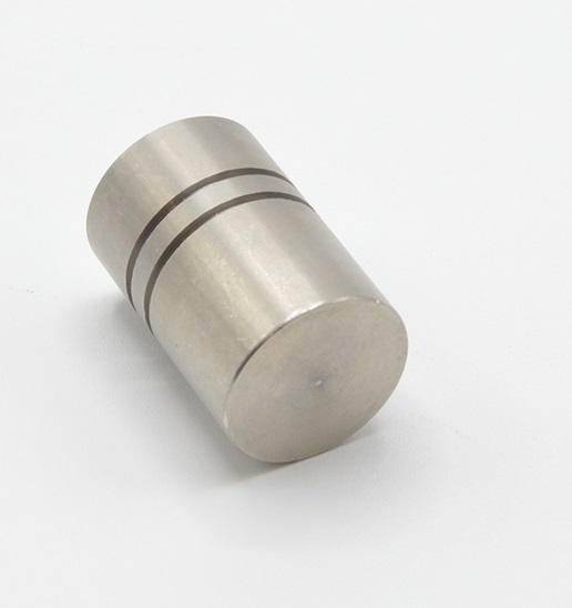 Bouton de meuble en zamac D 18 mm ACIER INOX BROSSE - Gris / argent - immagine 3