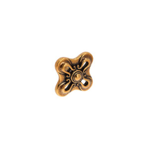 Bouton pour meubles en zamac Diamètre 34mm x 25 orvale – Orange / cuivré, Zamak