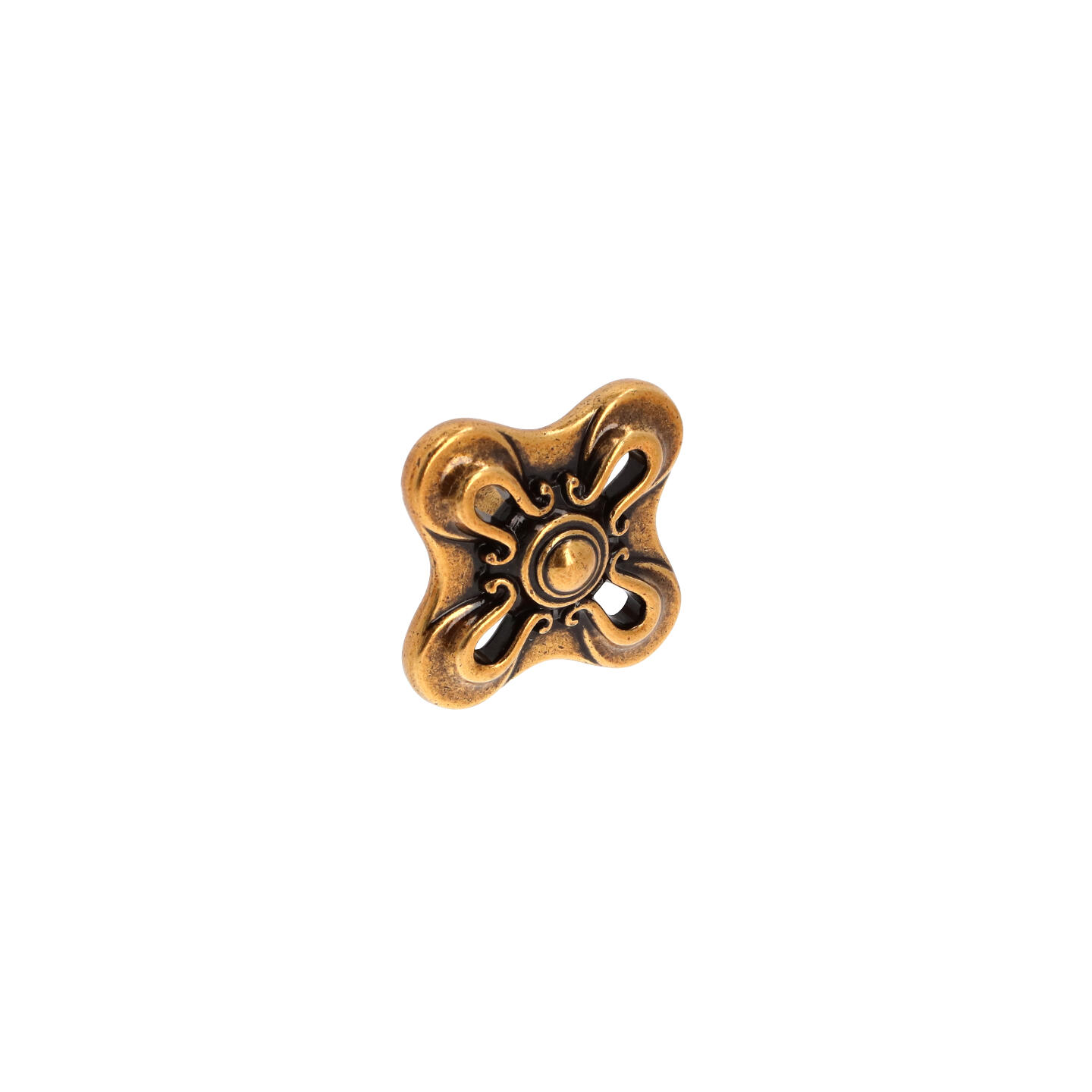 Bouton pour meubles en zamac Diamètre 34mm x 25 orvale - Orange / cuivré, Zamak