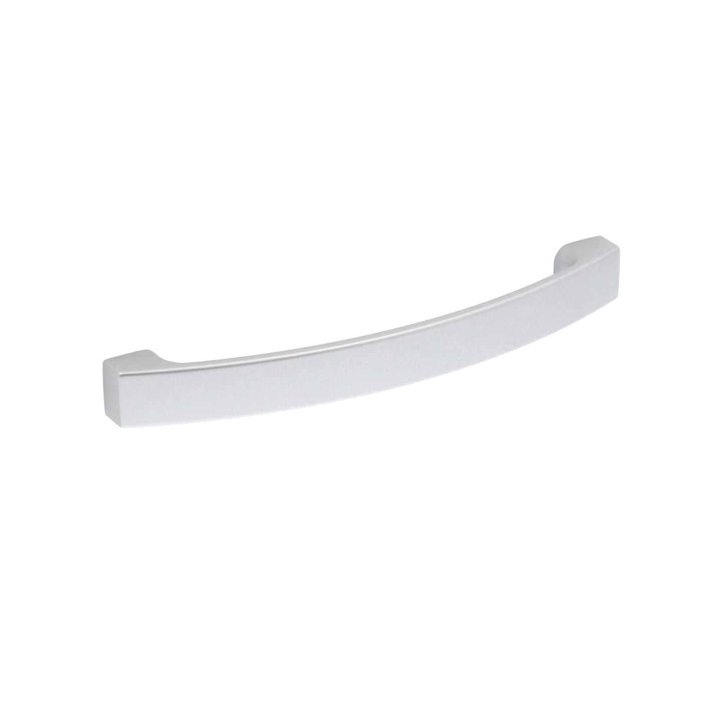 Poignée pour meubles en zamac Entraxe 160mm Aluminium mat verni - Gris / argent, Zamak